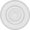 Ekena Millwork Standard Grayson Bullseye Rosette With Rounded Edge, 4"W x 4"H x 1/2"P ROSP040X040X050GRY04 - alternate 4